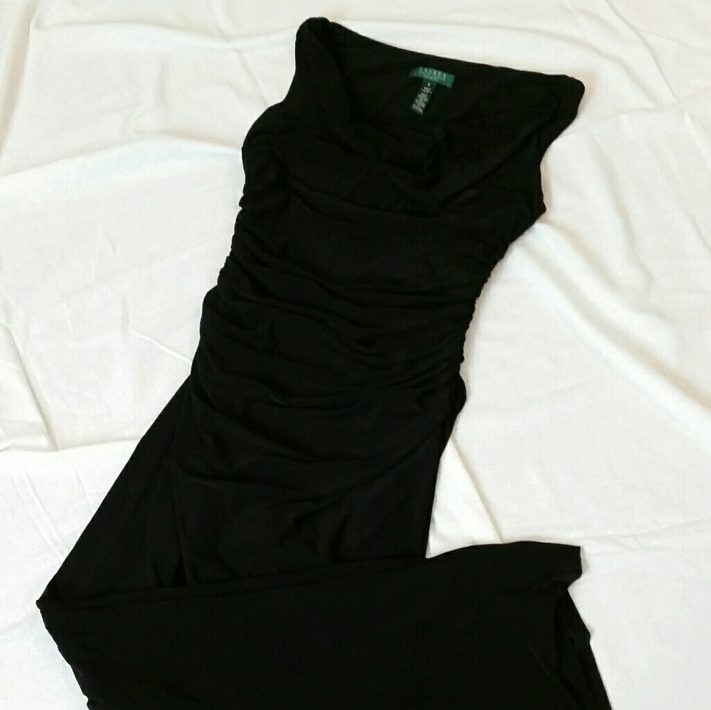 Ralph Lauren Cowl Neckline Jersey Dress